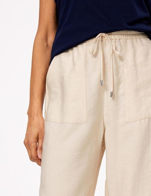 Bej Tencel™ Utility Tapered Pantolon