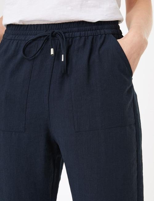Lacivert Tencel™ Utility Tapered Pantolon