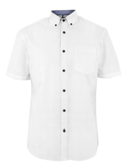 Beyaz Kısa Kollu Gömlek