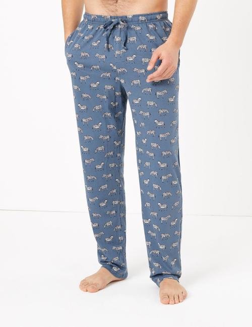 Bordo Zebra Desenli Pijama Takımı