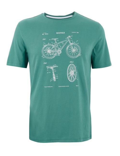 Mavi Bisiklet Desenli T-Shirt