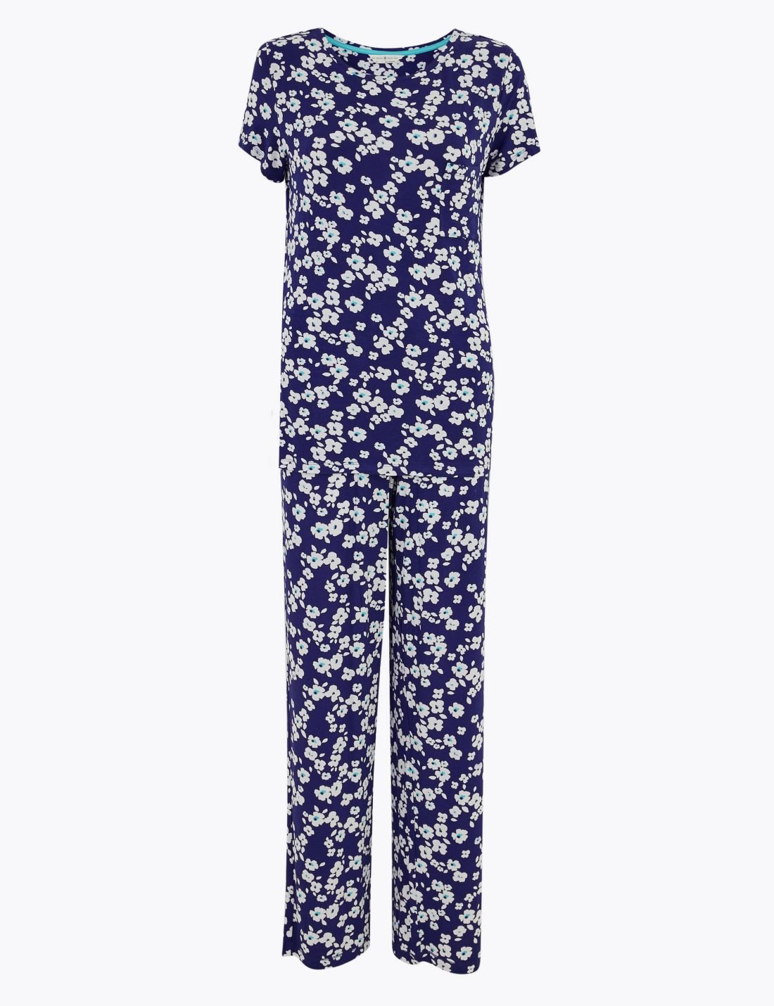 Çiçek Desenli Pijama Takımı