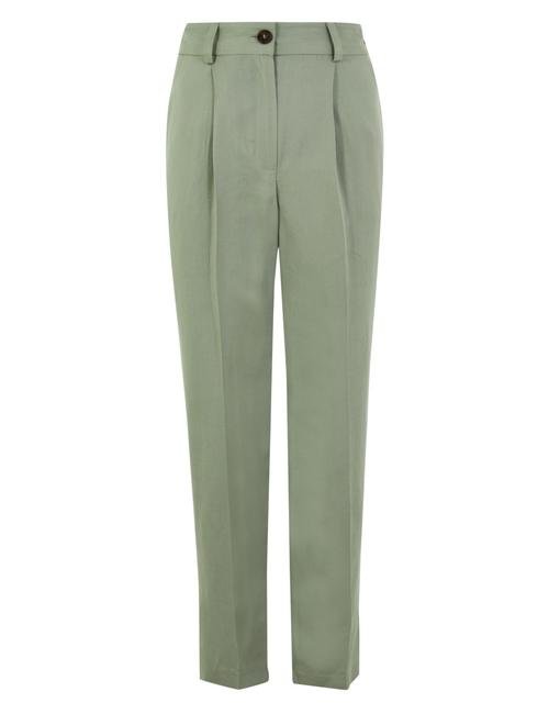 Yeşil 7/8 Tapered Crop Pantolon