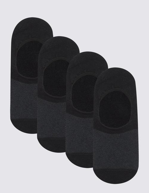 Siyah 4'lü Cool & Freshfeet™ Çorap Seti