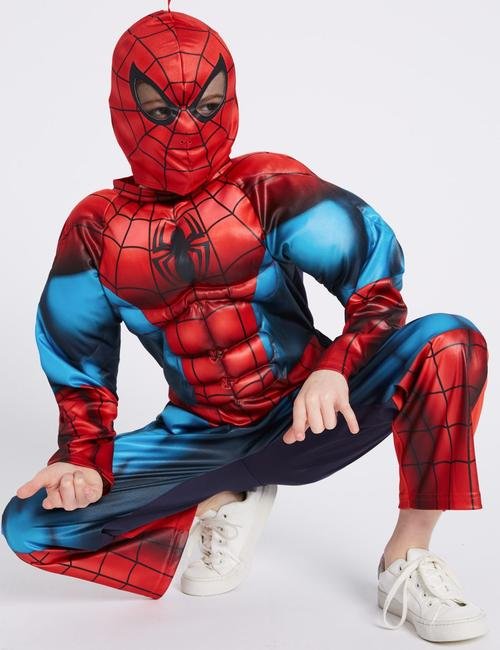 Mavi Spiderman Kostümü