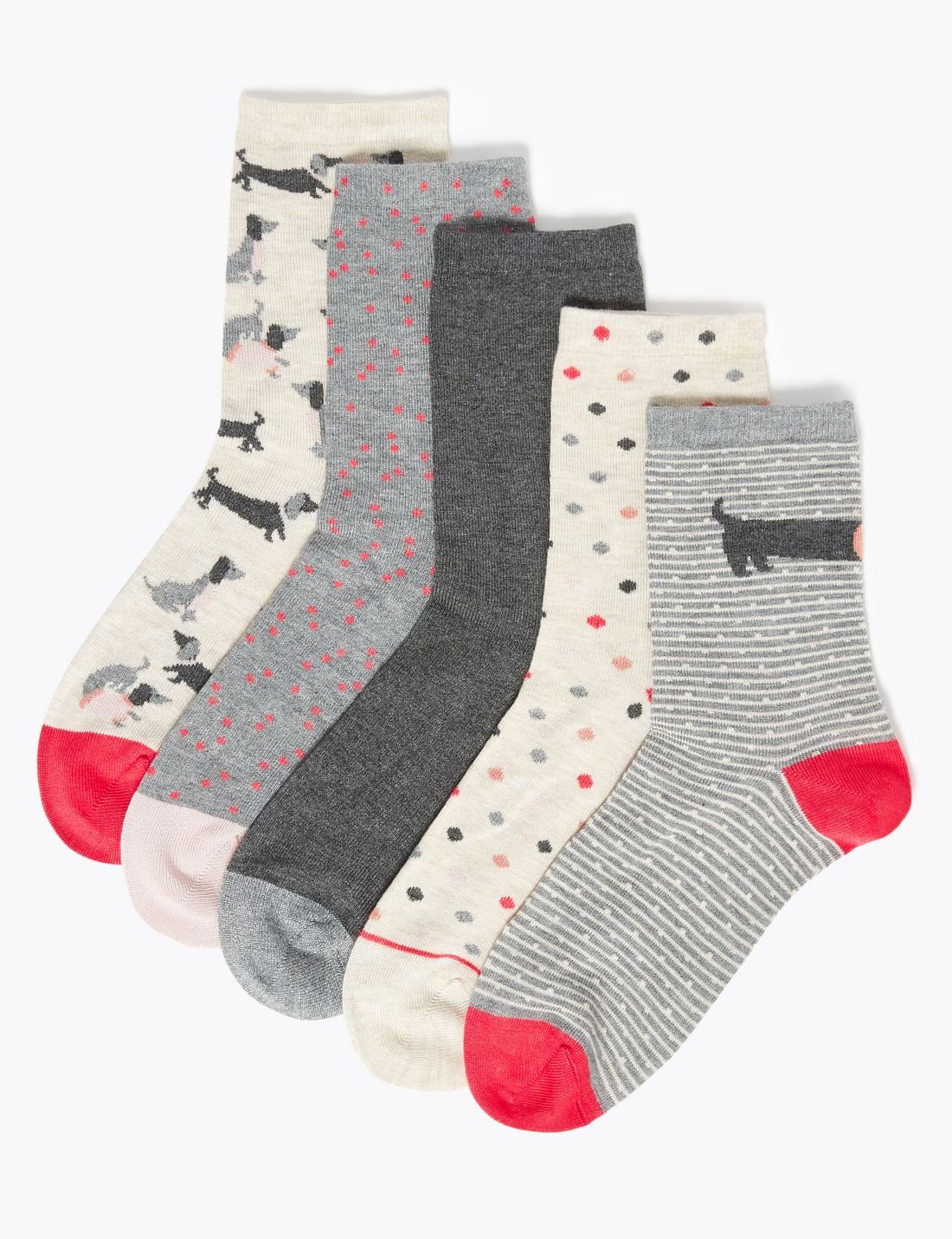 5'li Sumptuously Soft™ Soket Çorap Seti