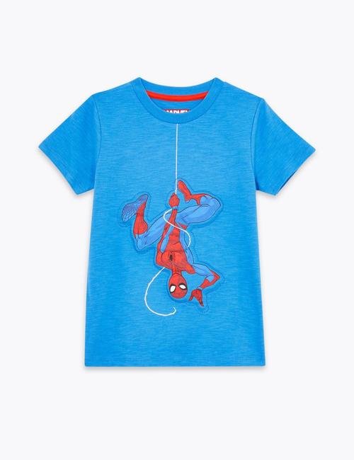 Mavi Spider-Man™ Kısa Kollu T-Shirt