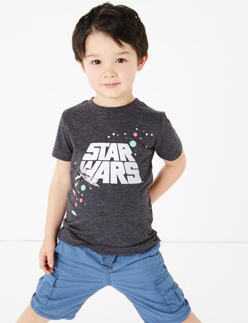Gri Star Wars™ Kısa Kollu T-Shirt