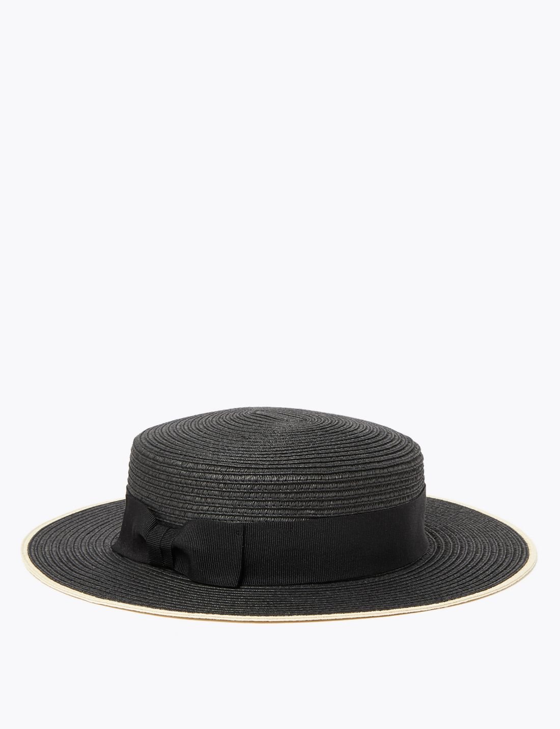 Fiyonk Detaylı Hasır Şapka
