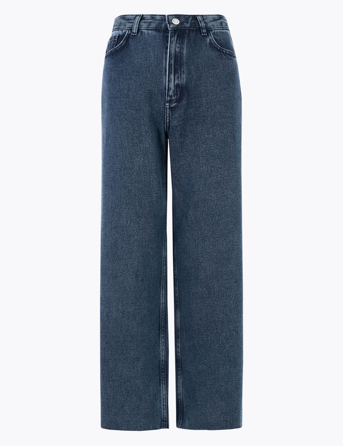 Wide Leg Crop Jean Pantolon