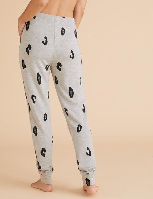 Gri Flexifit™ Desenli Pijama Altı