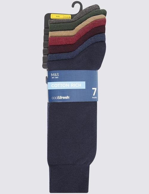 Multi Renk 7'li Çorap Seti