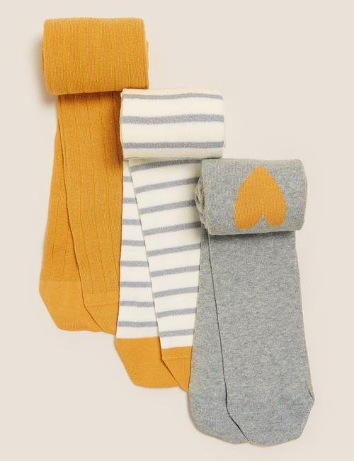 Multi Renk 3'lü Külotlu Çorap Seti