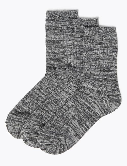 Gri 3'lü Sumptuously Soft™ Termal Çorap Seti