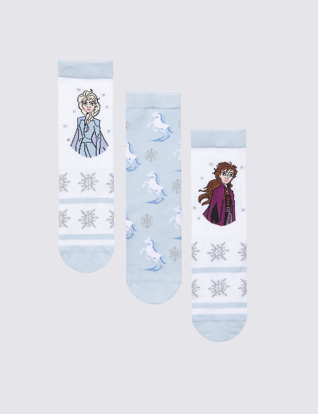3'lü Disney Frozen™ Çorap Seti