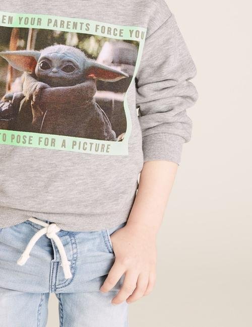 Gri Star Wars™ Yoda Sweatshirt