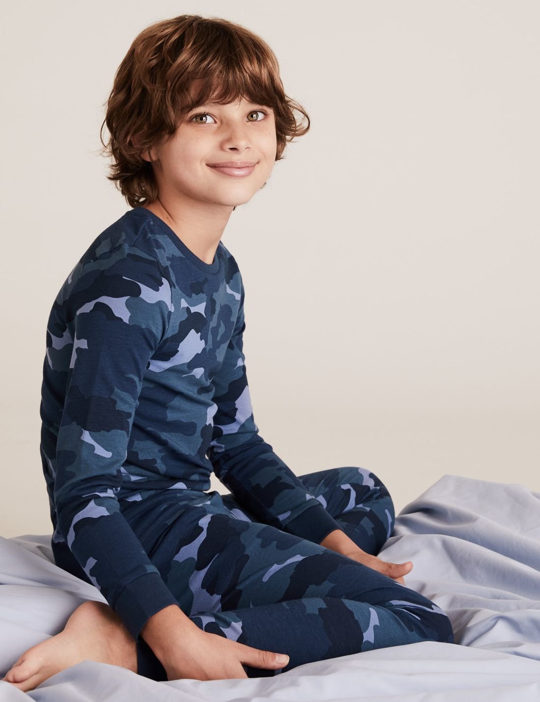 Kamuflaj Desenli Pijama Takımı
