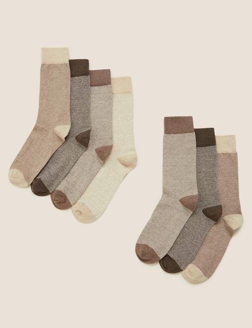 Kahverengi 7'li Cool & Fresh™ Çorap Seti