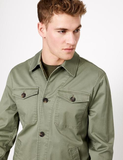 Yeşil Regular Fit Ceket