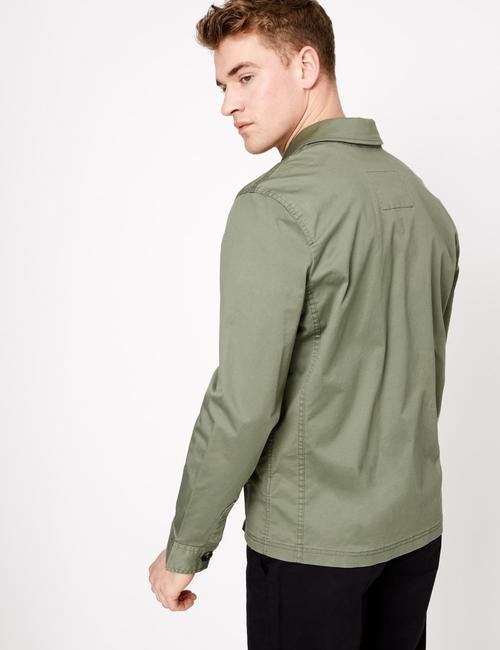 Yeşil Regular Fit Ceket