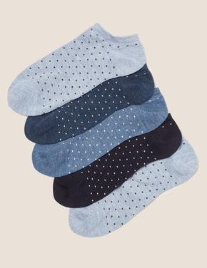 Kadın Mavi 5'li Sumptuously Soft™ Çorap Seti