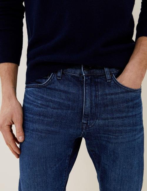 Mavi Slim Fit İtalyan Jean Pantolon
