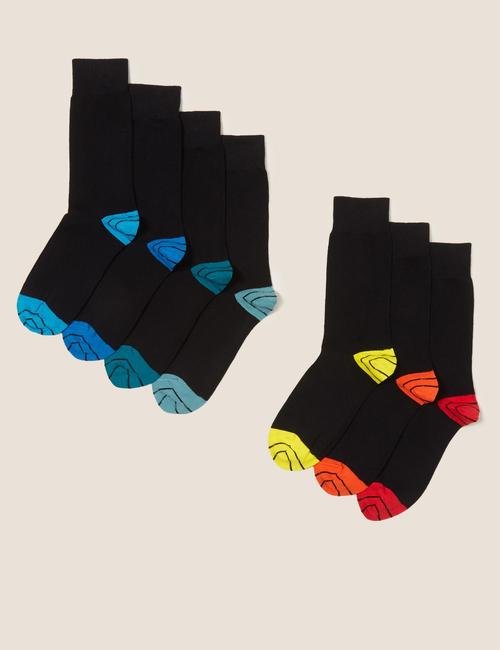 Siyah 7'li Cool & Fresh™ Çorap Seti