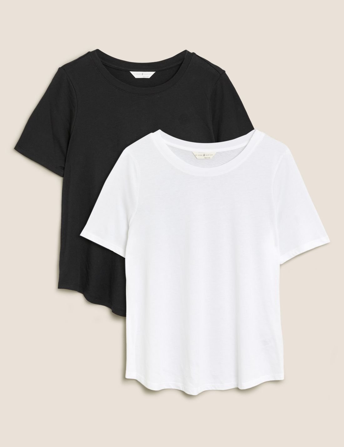 2'li Modal Karışımlı T-Shirt