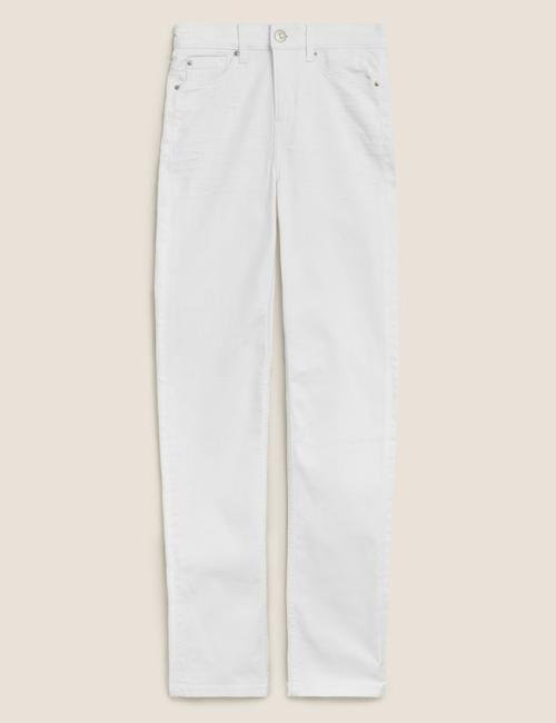 Beyaz Sienna Straight Leg Jean Pantolon