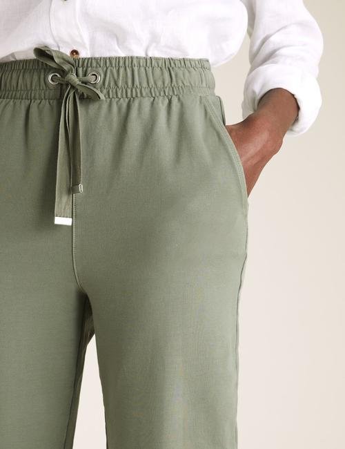 Yeşil Tapered Fit Jogger Pantolon