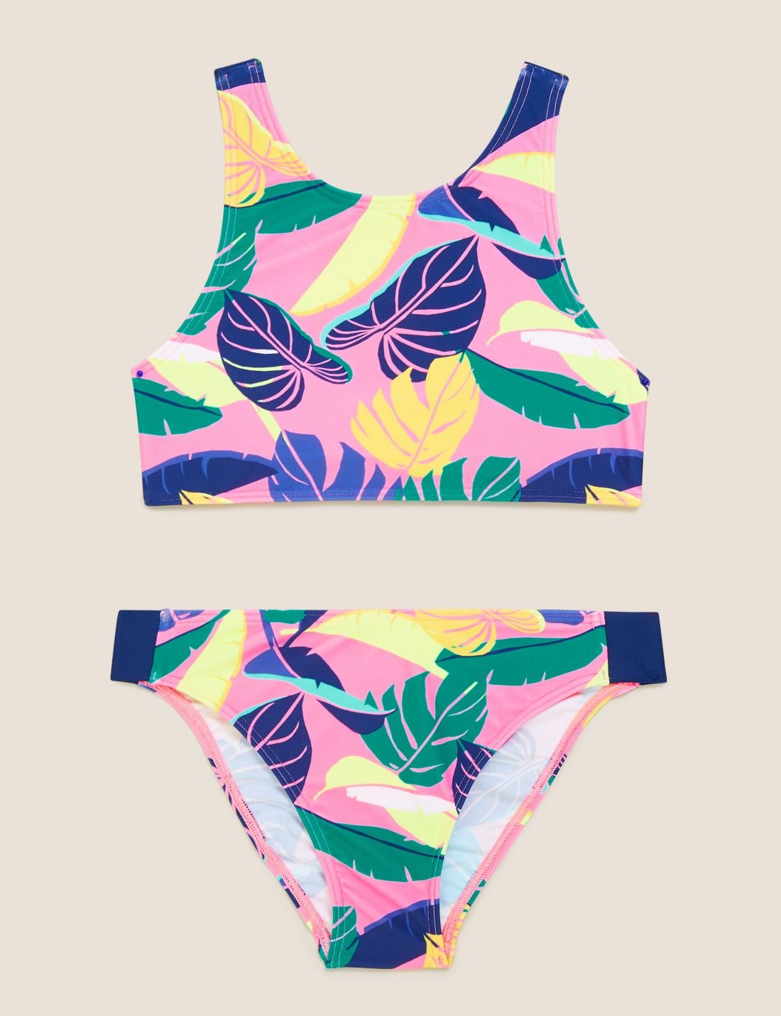 Tropical Desenli Bikini Seti