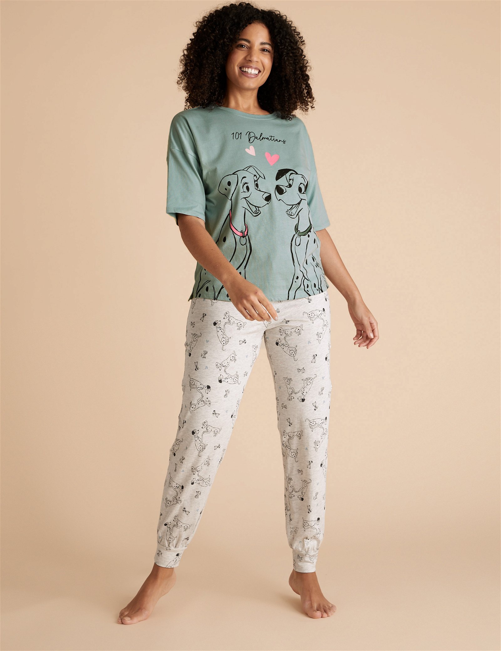Pamuklu Disney 101 Dalmaçyalı Pijama Takımı