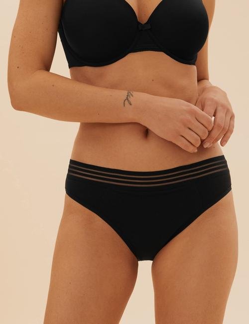 Siyah Sızıntı Önleyici Bikini Külot