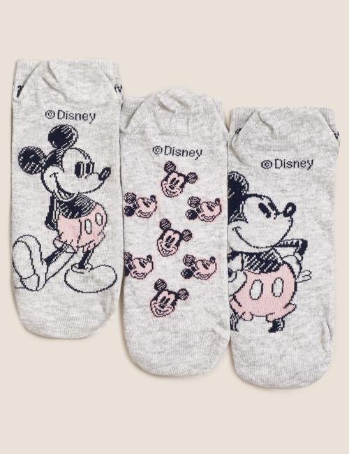Gri 3'lü Mickey Mouse™ Çorap Seti