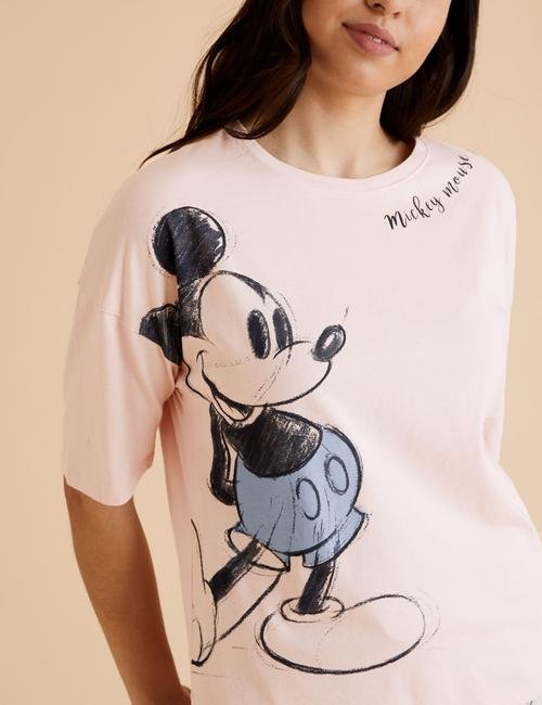 Pembe Mickey Mouse™  Desenli Pijama Takımı