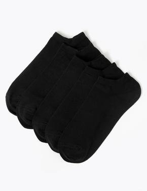 Erkek Siyah 5'li Cool & Fresh™ Çorap Seti