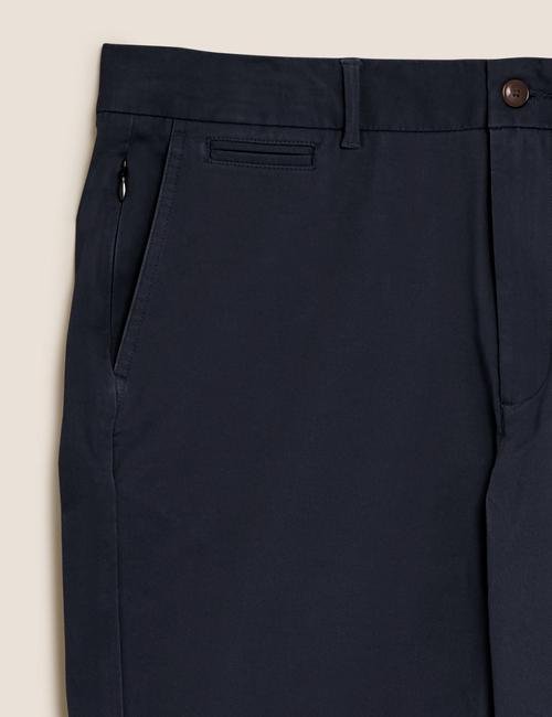 Lacivert Slim Fit Ultimate Chino Pantolon