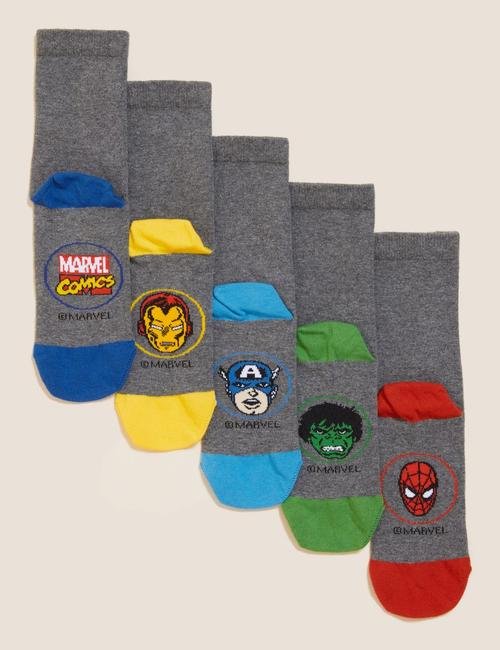 Gri 5'li Avengers™ Çorap