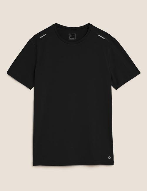 Siyah Active Kısa Kollu T-Shirt