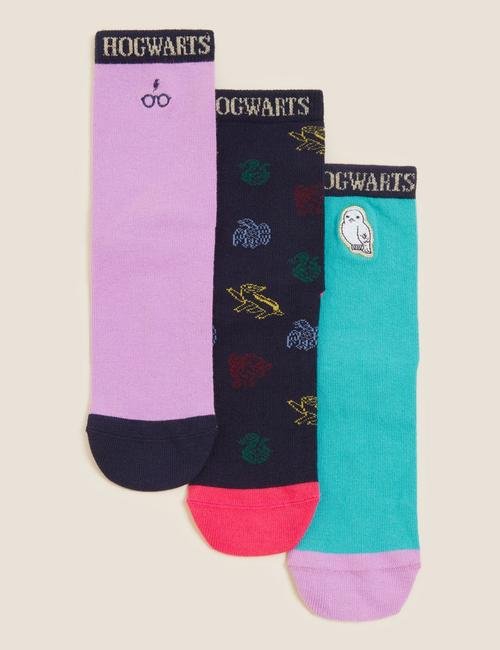Mavi 3'lü Harry Potter™ Çorap