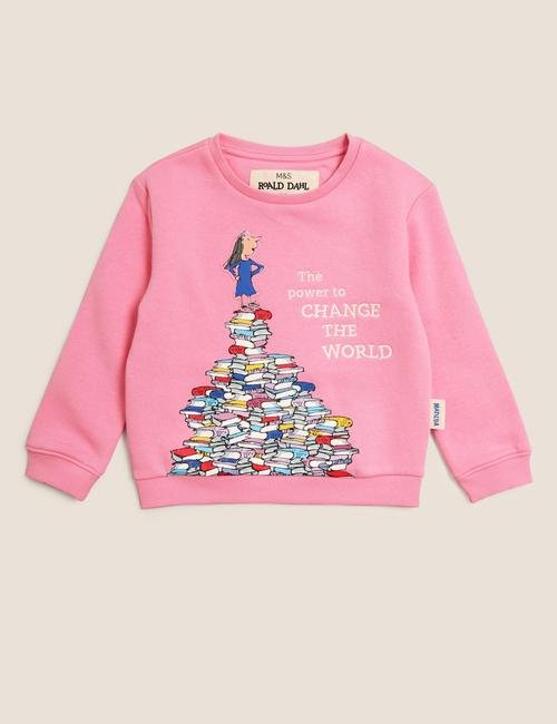 Pembe Roald Dahl™ Sweatshirt (2-7 Yaş)