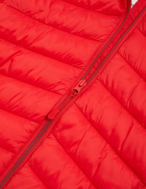 Kırmızı Stormwear™ Kapüşonlu Şişme Mont (2-16 Yaş)