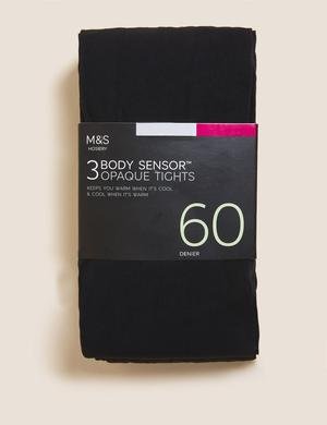 3'lü Body Sensor™ 60 Denye Külotlu Çorap Seti
