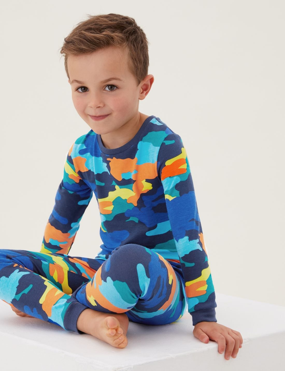 Kamuflaj Desenli Pijama Takımı (1-7 yaş)
