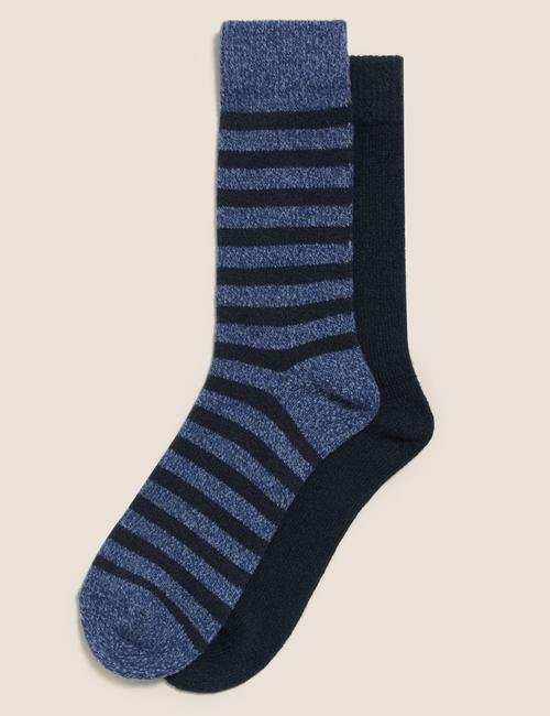 Mavi 2'li Cosy Çorap Seti