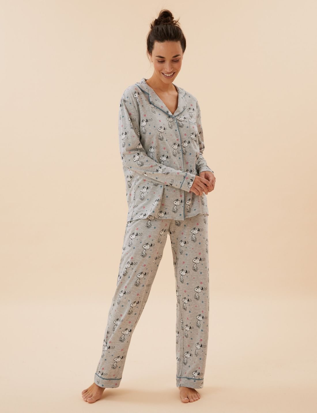 Snoopy™ Uzun Kollu Pijama Takımı