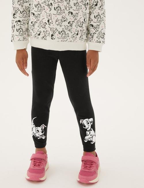 Siyah 101 Dalmatians™ Legging Tayt (2-7 Yaş)
