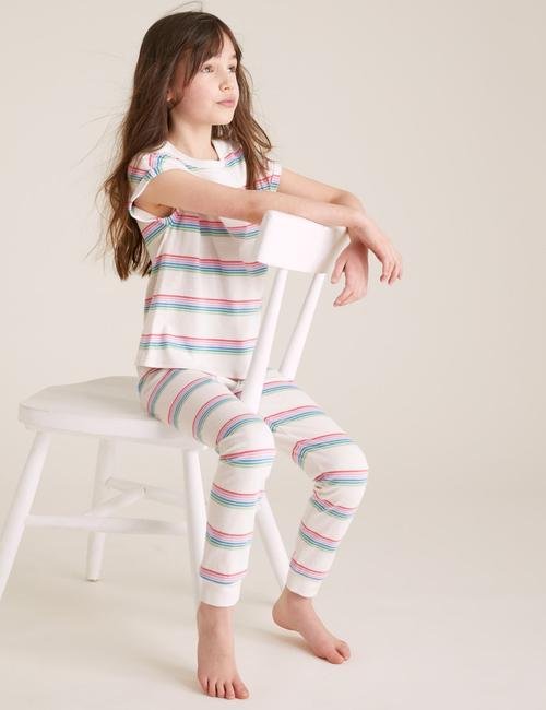 Multi Renk 2'li Pamuklu Pijama Takımı (6-16 Yaş)