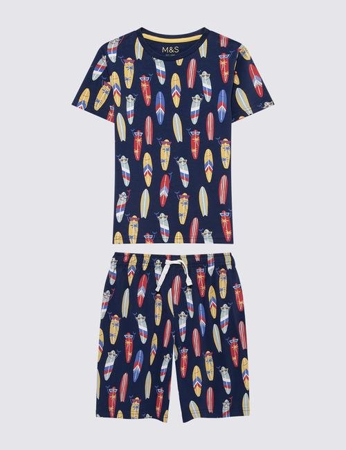 Lacivert 2'li Pijama Takımı