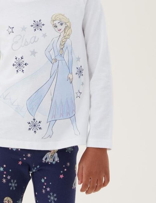 Multi Renk Saf Pamuklu 2'li Frozen™ T-Shirt (2-7 Yaş)
